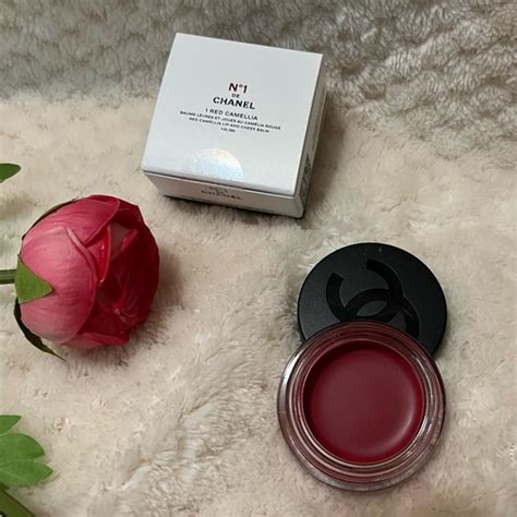 chanel red camellia lip and cheek balm|chanel vital beige lip balm.